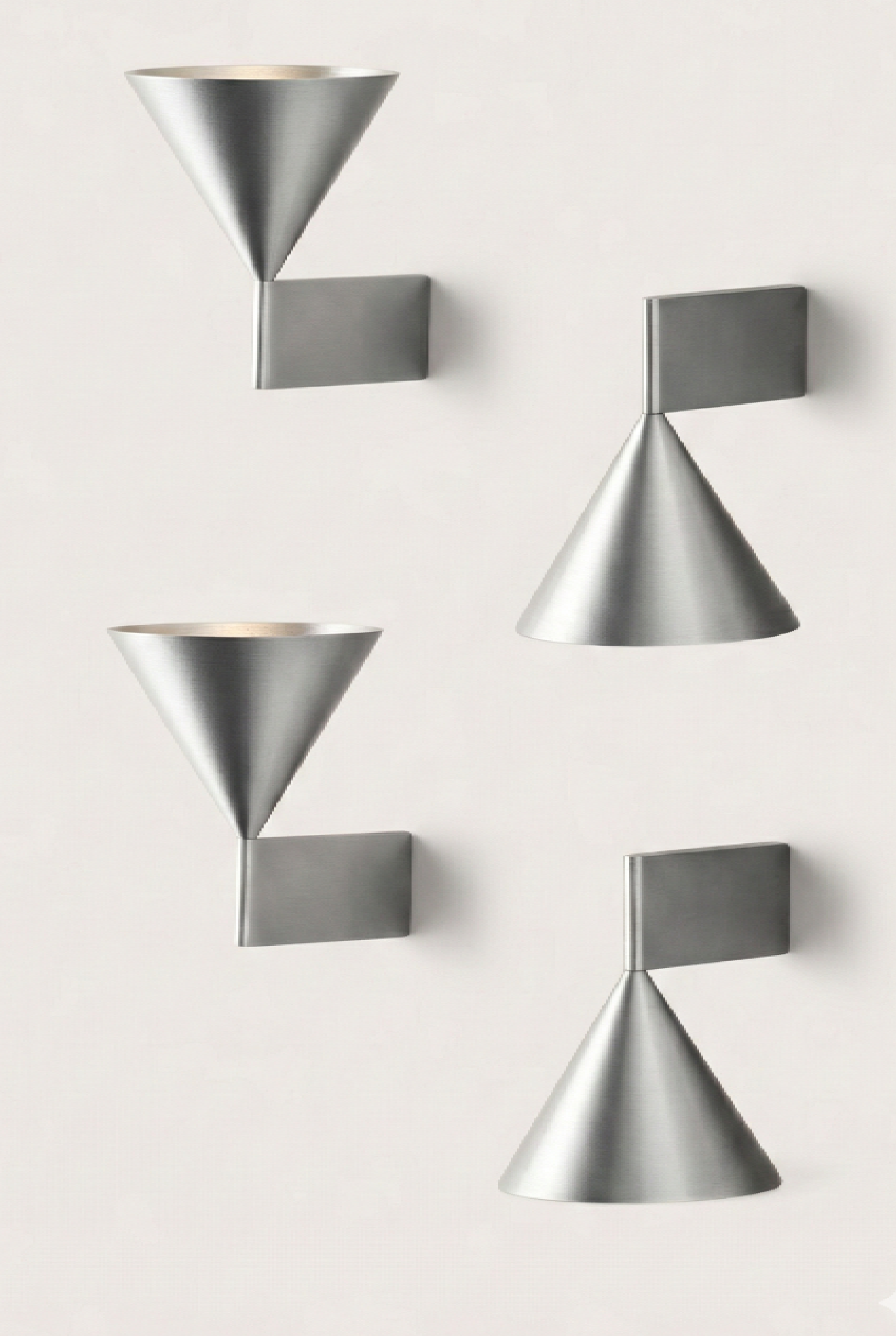 LUME | WANDLAMP CONE 4 STUKS