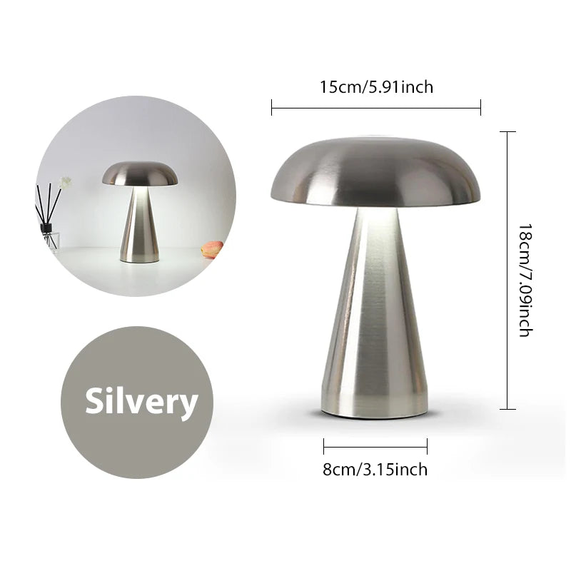 NAMI | TAFELLAMP MUSHROOM METAL