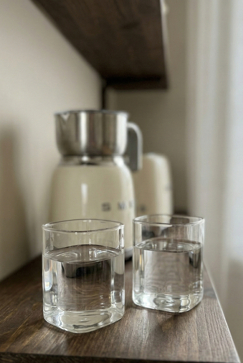 HARIO | SQUARE GLASS KLEIN SET (4)
