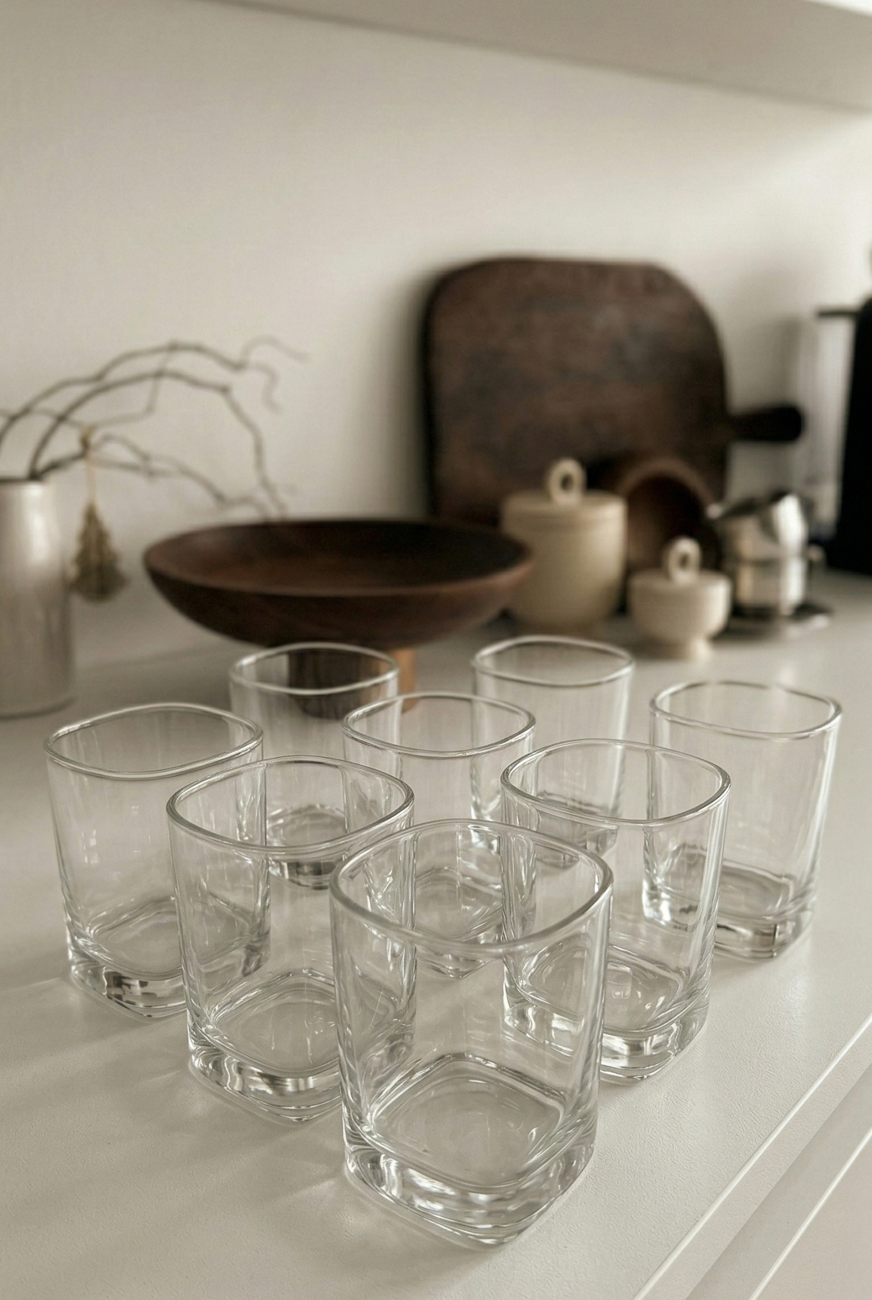 HARIO | SQUARE GLASS KLEIN SET (4)
