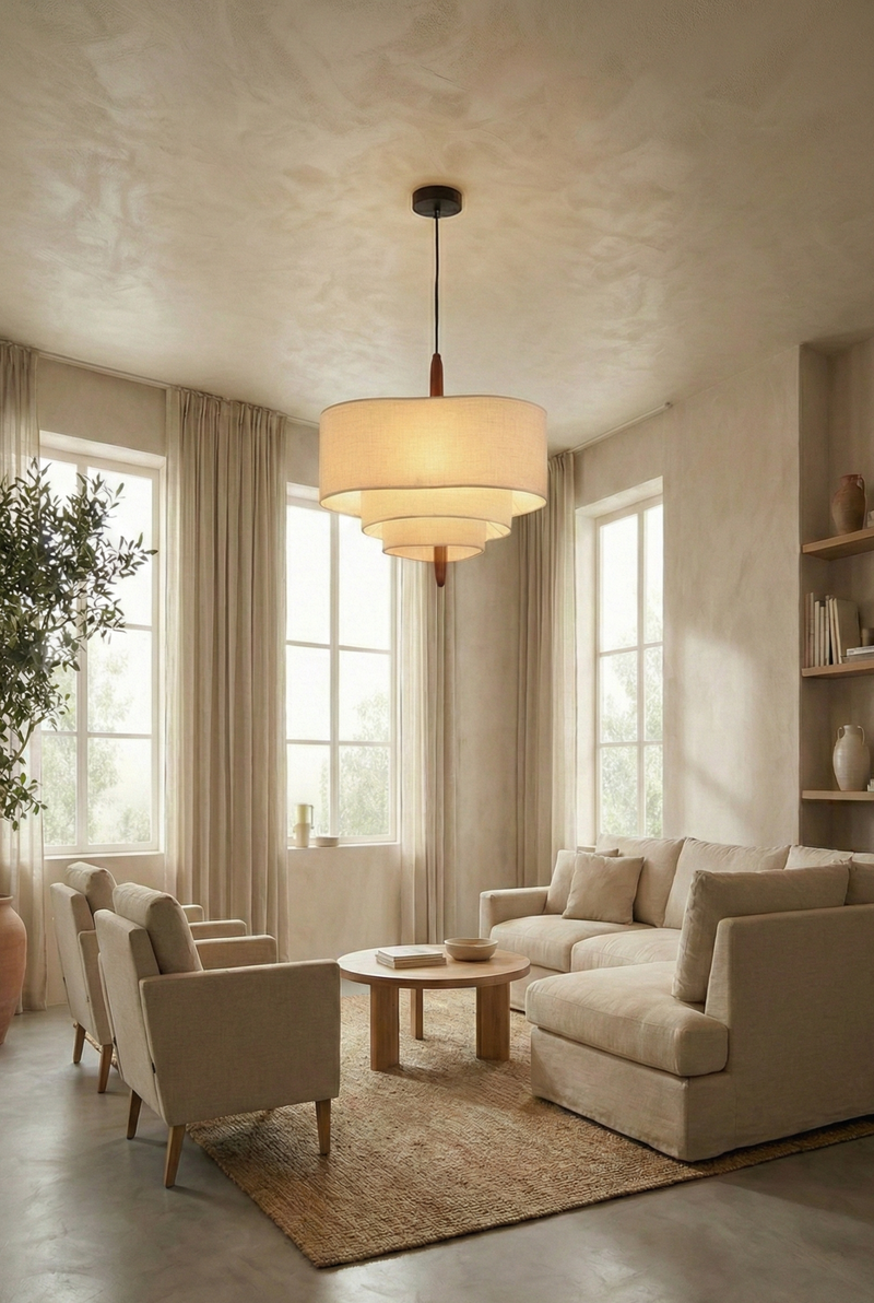 KIRI | HANGLAMP FABRIC GROOT