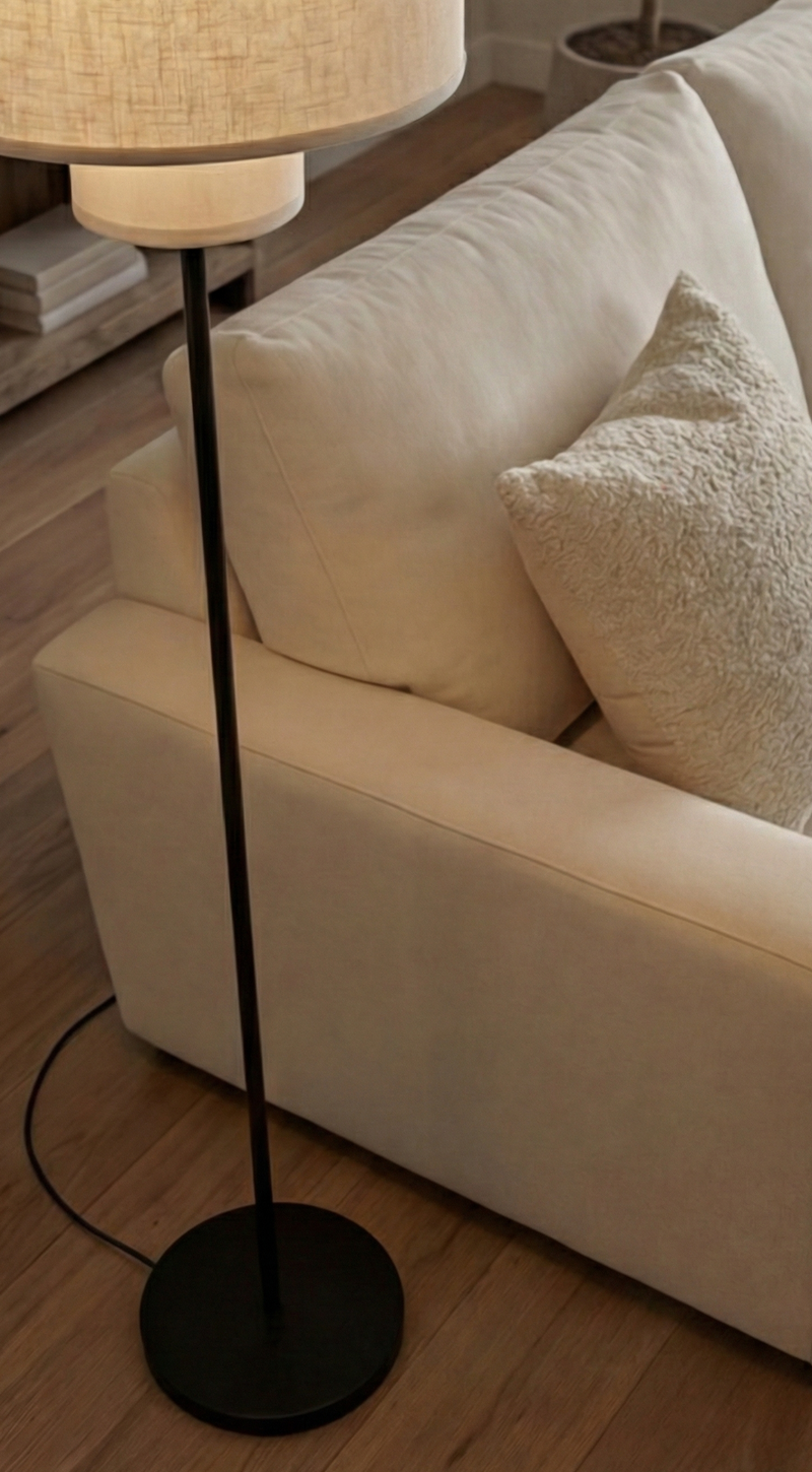 KIRI | FLOORLAMP FABRIC GROOT